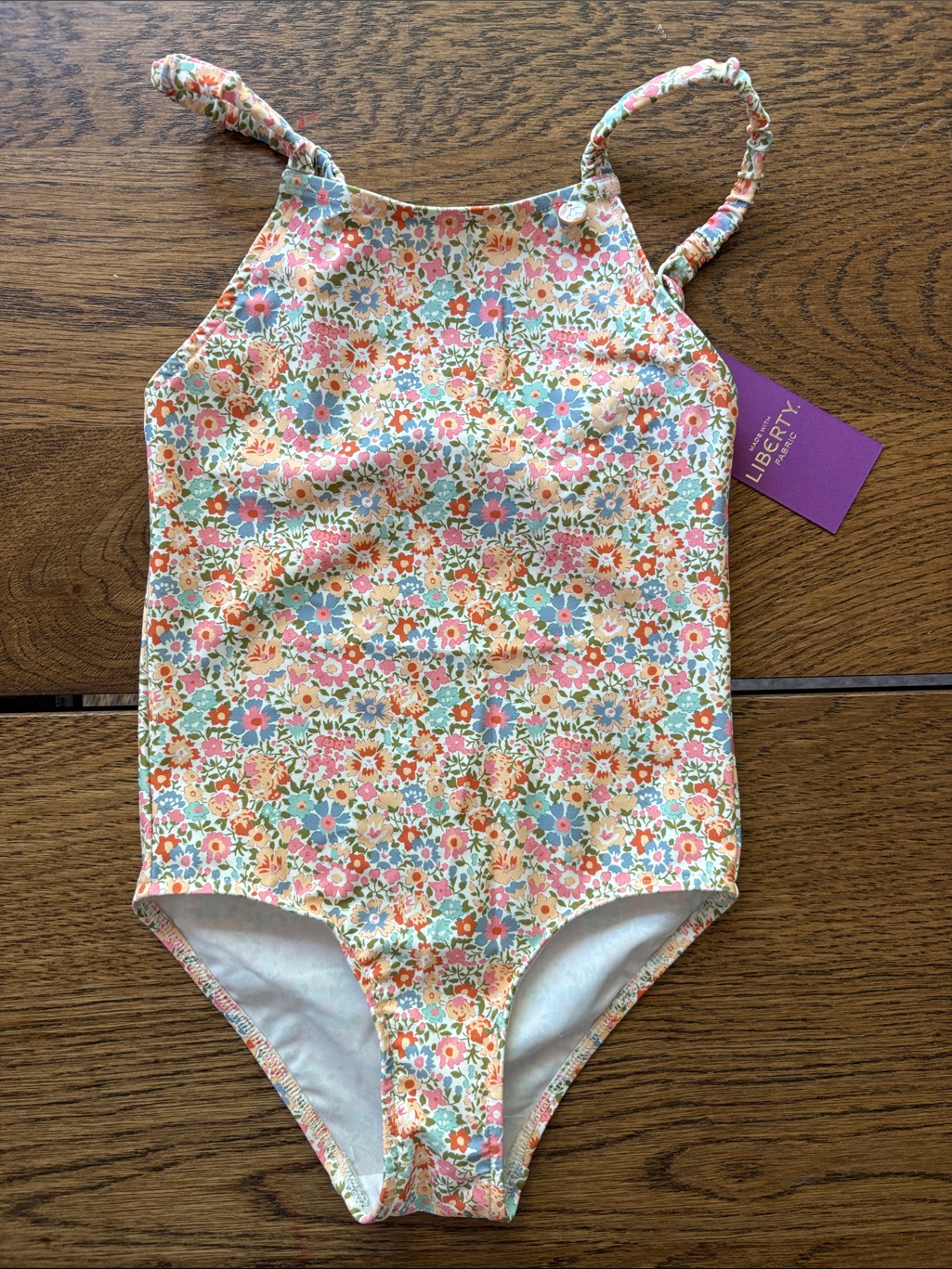 Bonpoint Liberty Of London Emna Floral Girls One-Piece Swimsuit